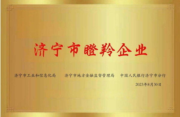 济宁市瞪羚企业